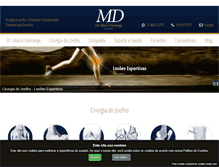Tablet Screenshot of cirurgiadojoelho.com